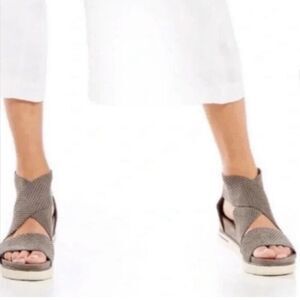 Eileen Fisher Womens Sport 3 Sneaker Sandal nubuck leather Pink size 10 - EUC!